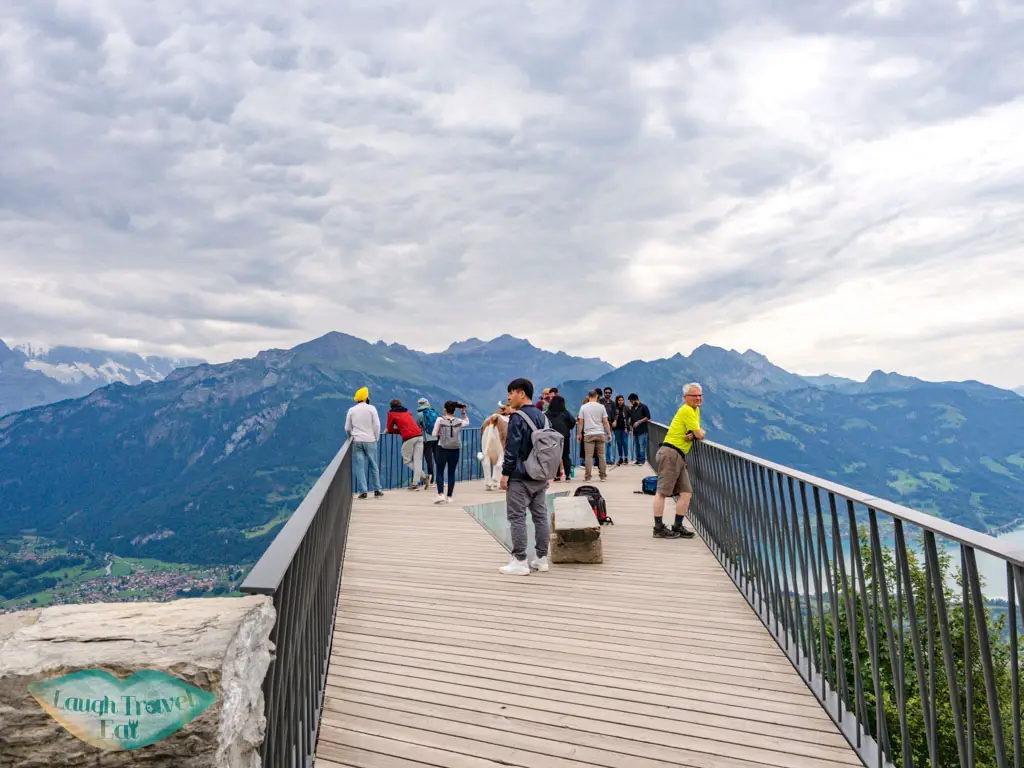 viewing platform harder kulm interlaken switzerland - laugh travel eat