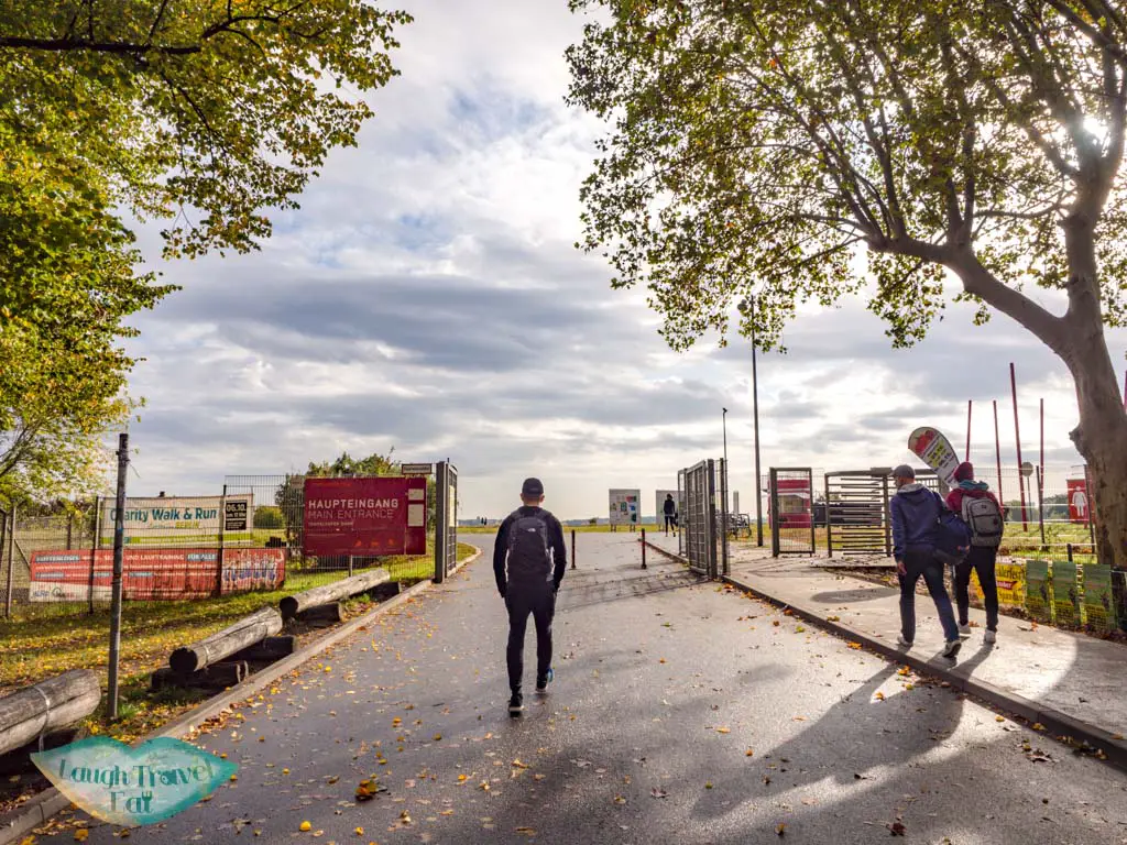 Tempelhofer park entrance berlin germany - laugh travel eat