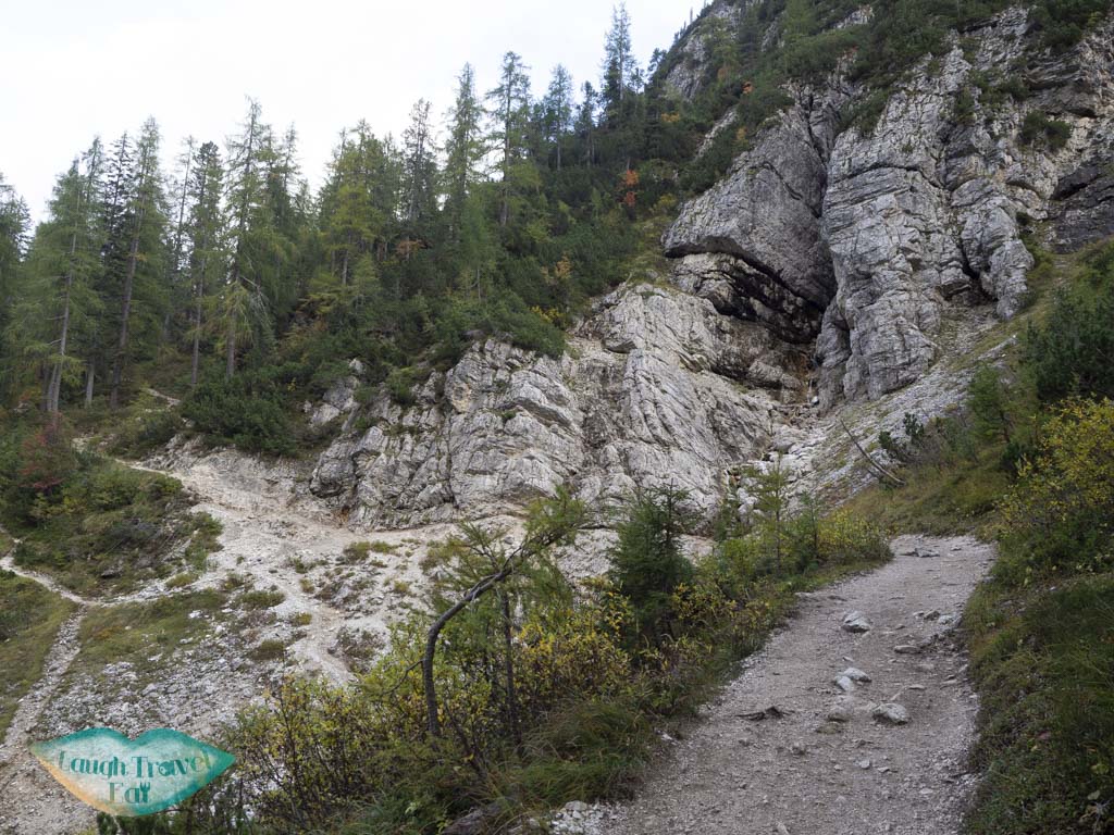 after first stream lake sorapis hike cortina d'ampezzo dolomites italy - laugh travel eat