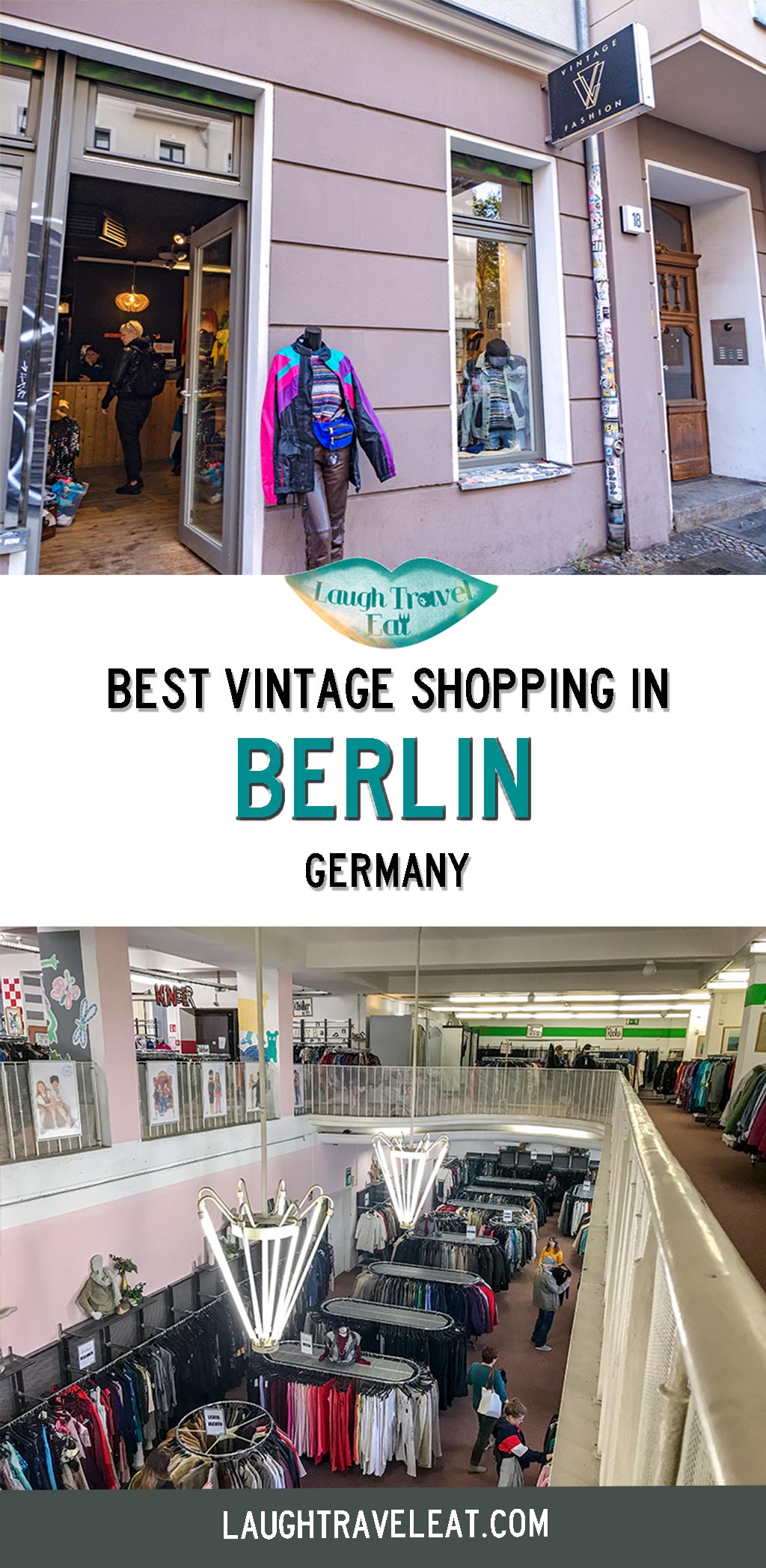 Vintage shopping is one of my guilty pleasures and there’s nowhere better to indulge in it than Berlin. Markets are a great start, however, most only run on Sunday. Berlin has one of the best vintage shopping in Europe that I’ve seen, whether you are looking for something thrifty and cheap or authentic and unique, there’s a place. So here is a list of my favorite Berlin thrift and vintage stores. #Berlin #Vintage #Shopping