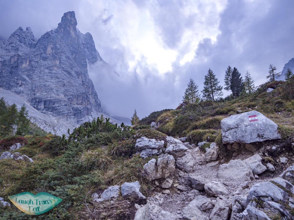 by lake sorapis hike cortina d'ampezzo dolomites italy - laugh travel eat