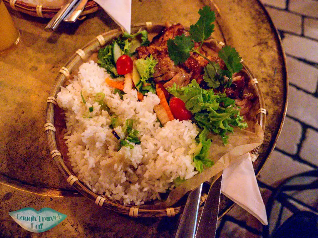 honey chicken rice qua phe berlin germany - laugh travel eat