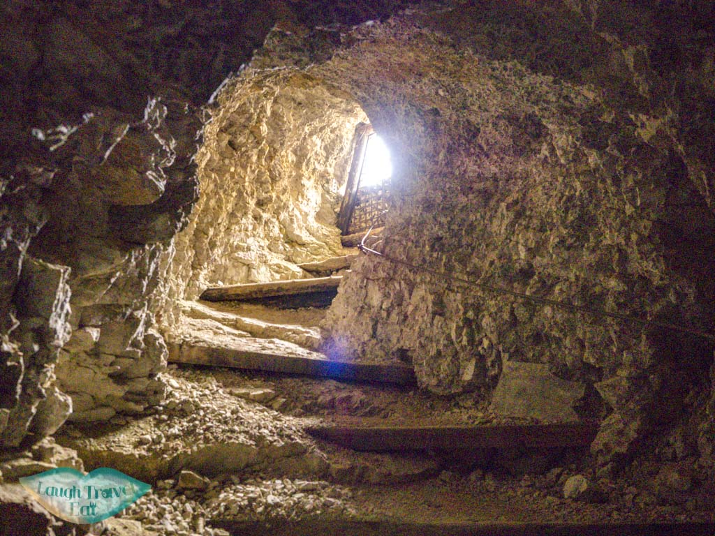 inside the tunnel lagazuoi cortina d'ampezzo italy - laugh travel eat-3
