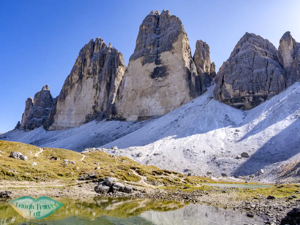 lake by tre cime dolomites italy - laugh travel eat