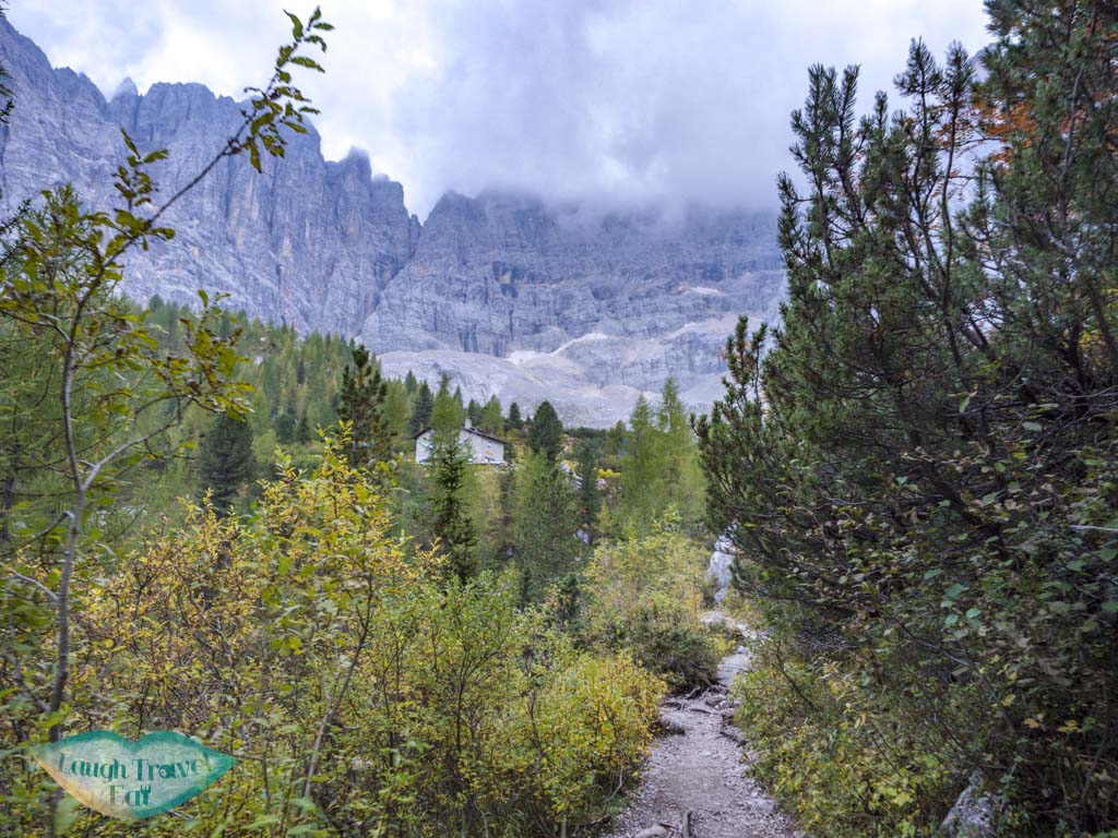 last stretch to lake sorapis hike cortina d'ampezzo dolomites italy - laugh travel eat-4