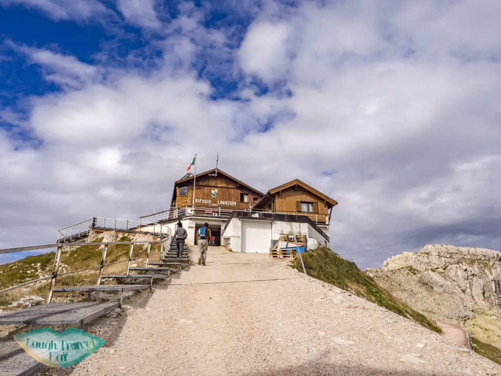 rifugio lagazuoi cortina d'ampezzo italy - laugh travel eat