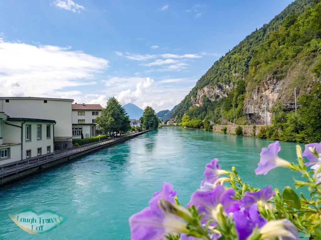 river interlaken Switzerland - laugh travel eat