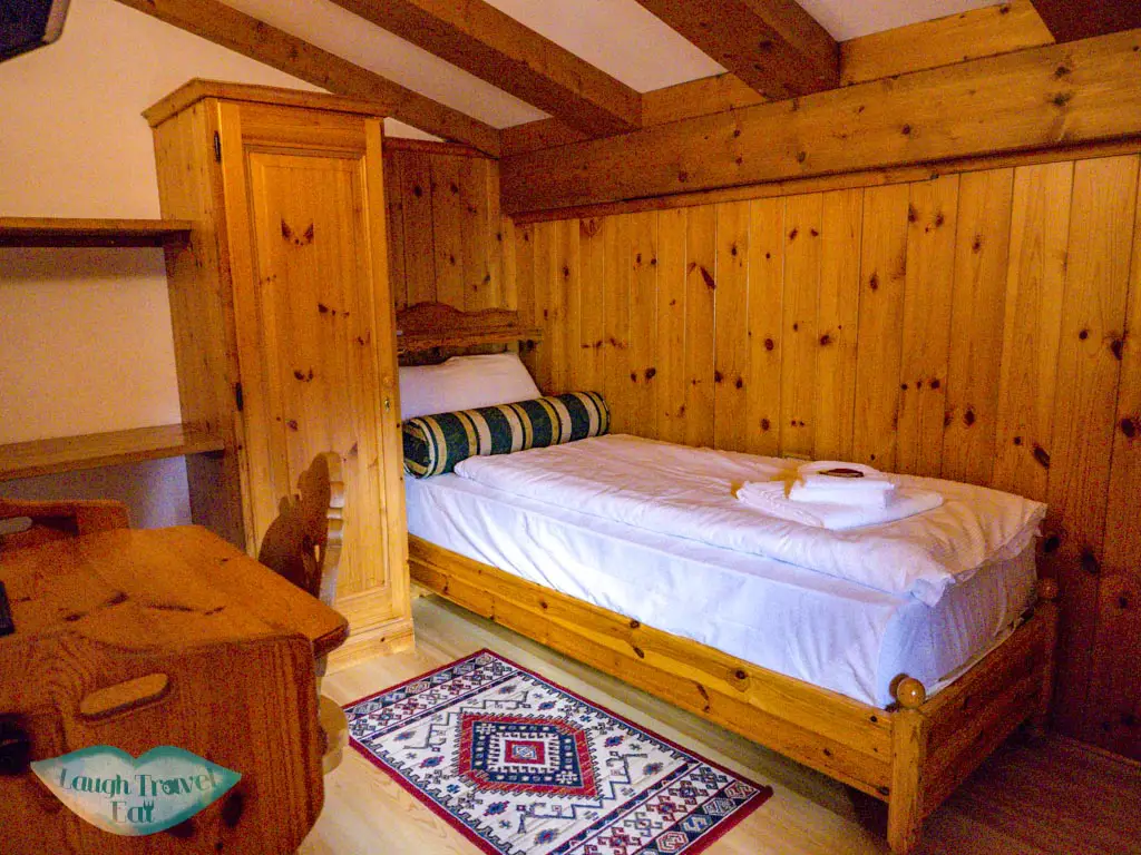 second room ciasa lorenzo cortina d'ampezzo dolomites italy - laugh travel eat