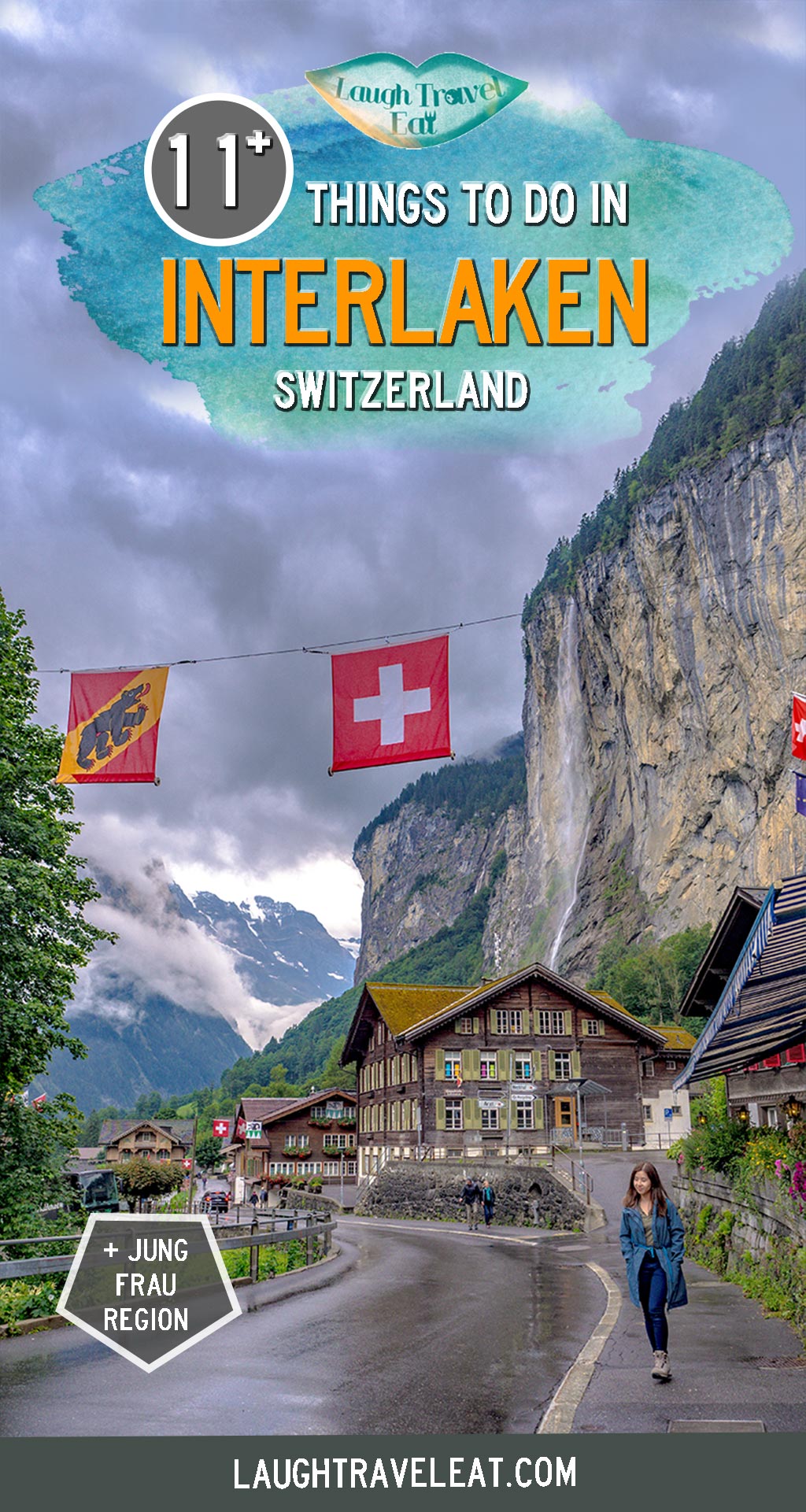 Interlaken is roughly in the center of Switzerland and the main hub for the Jungfrau region. Needless to say, there are countless things to do in the area and it can be confusing for first time visitors to figure out what there is to do and where to stay. But you’re in luck, because I spent hours (days even) researching and got the load down for you! #Interlaken #Switzerland #Lauterbrunnen #Jungfrau