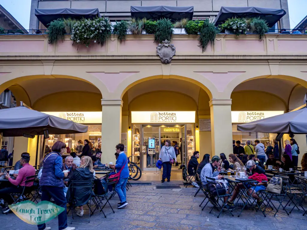 Bottega Portici - 2 Torri bologna italy - laugh travel eat