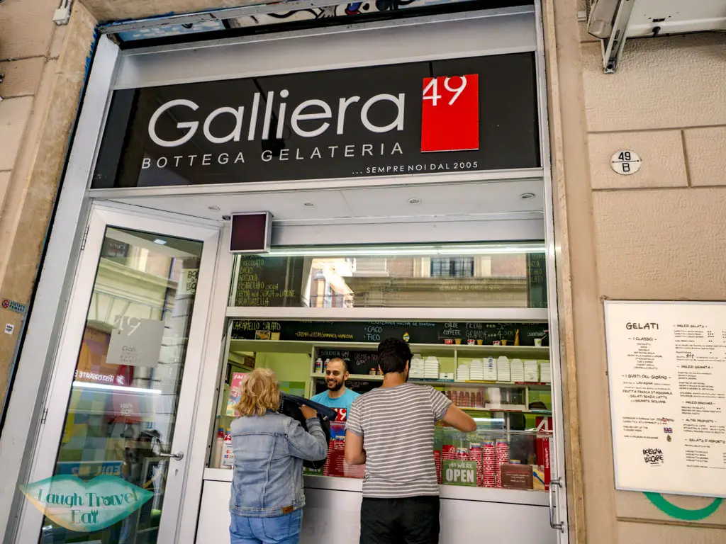 Gelateria Galliera 49 bologna italy - laugh travel eat