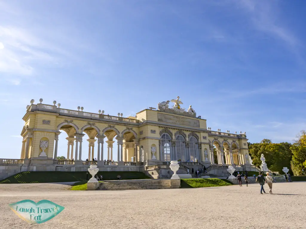 Gloriette schobrunn palace vienna austria - laugh travel eat