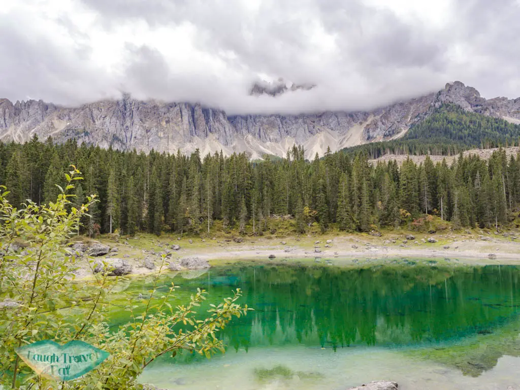 Lake Carezza dolomites italy - laugh travel eat