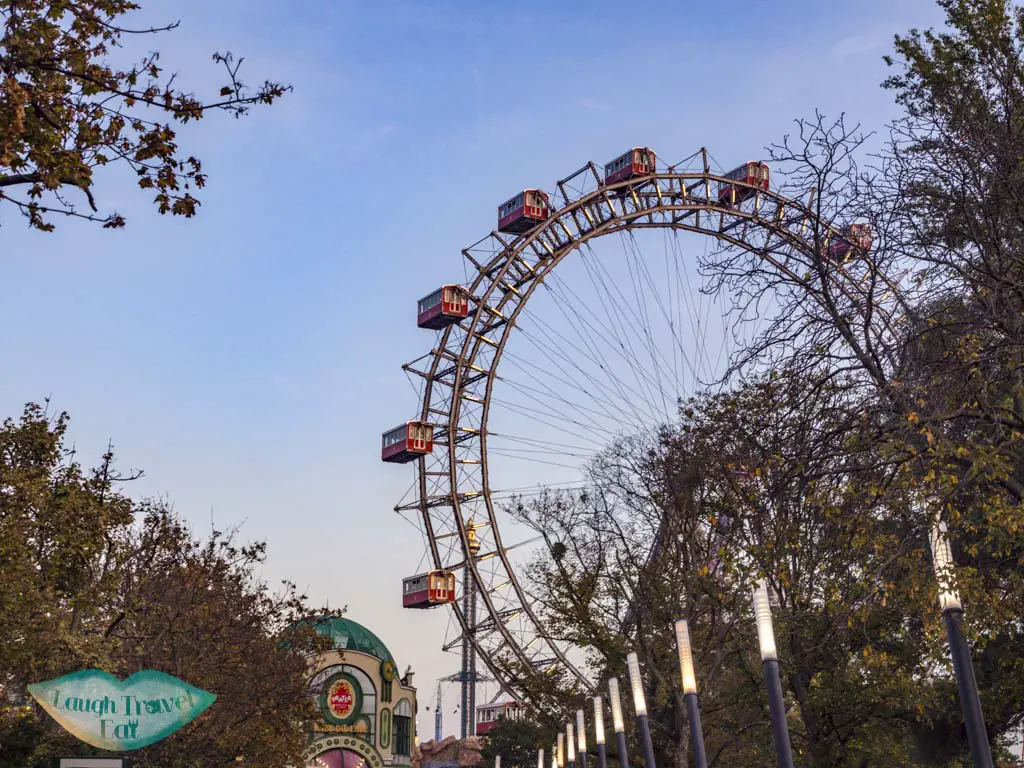 Vienna giant ferris wheel prater vienna austria - laugh travel eat