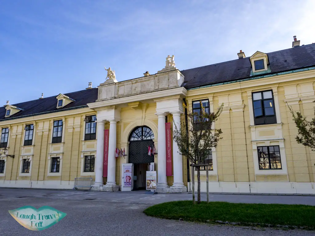apple strudle show restaurant schobrunn palace vienna austria - laugh travel eat