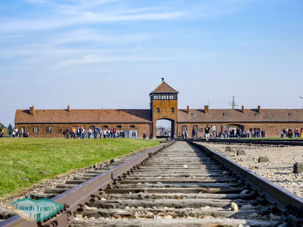 auschwitz beikanua concentration camp krakow poland - laugh travel eat