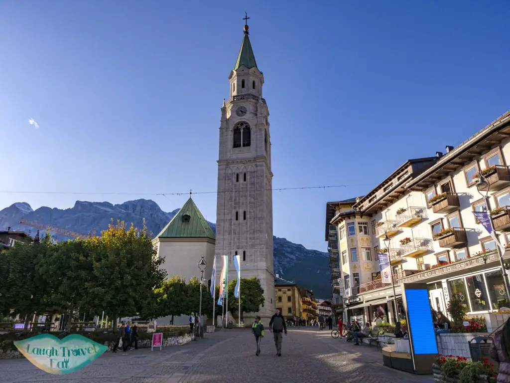 church cortina d'ampezzo italy - laugh travel eat