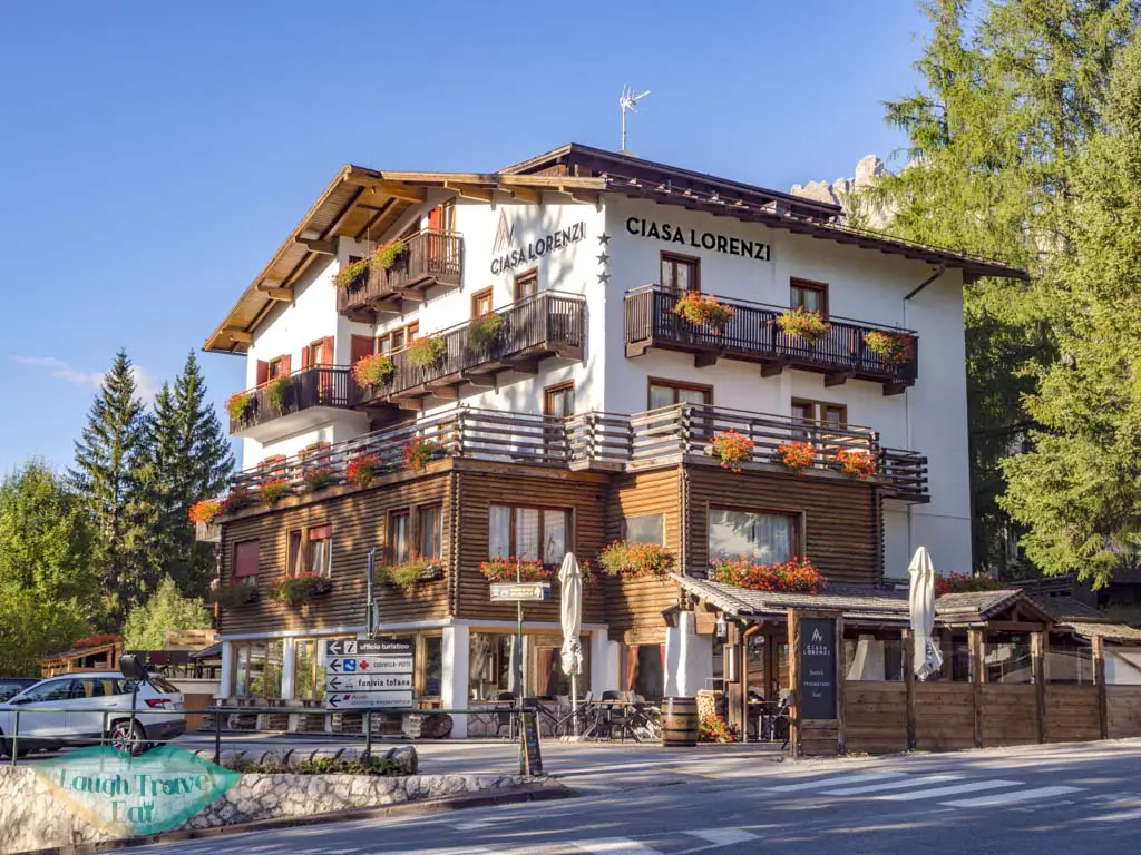 ciasa lorenzi cortina d'ampezzo italy - laugh travel eat