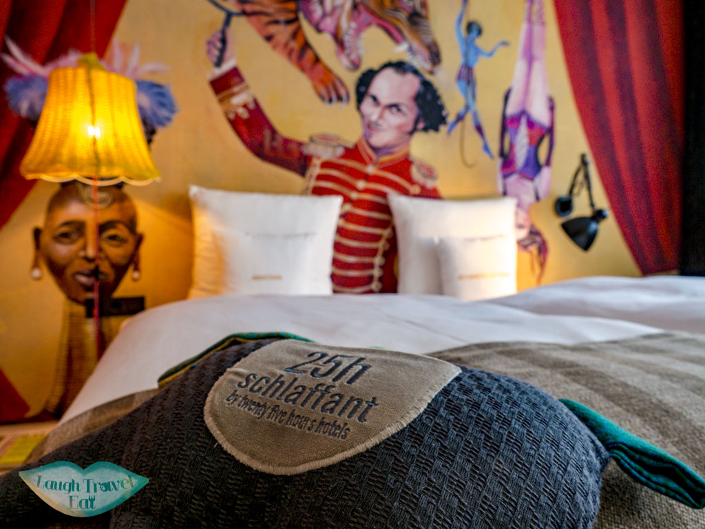 close up room in 25hours hotel vienna austria - laugh travel eat