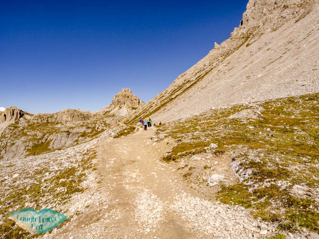 confusing split part tre cime di lavorado dolomites italy - laugh travel eat