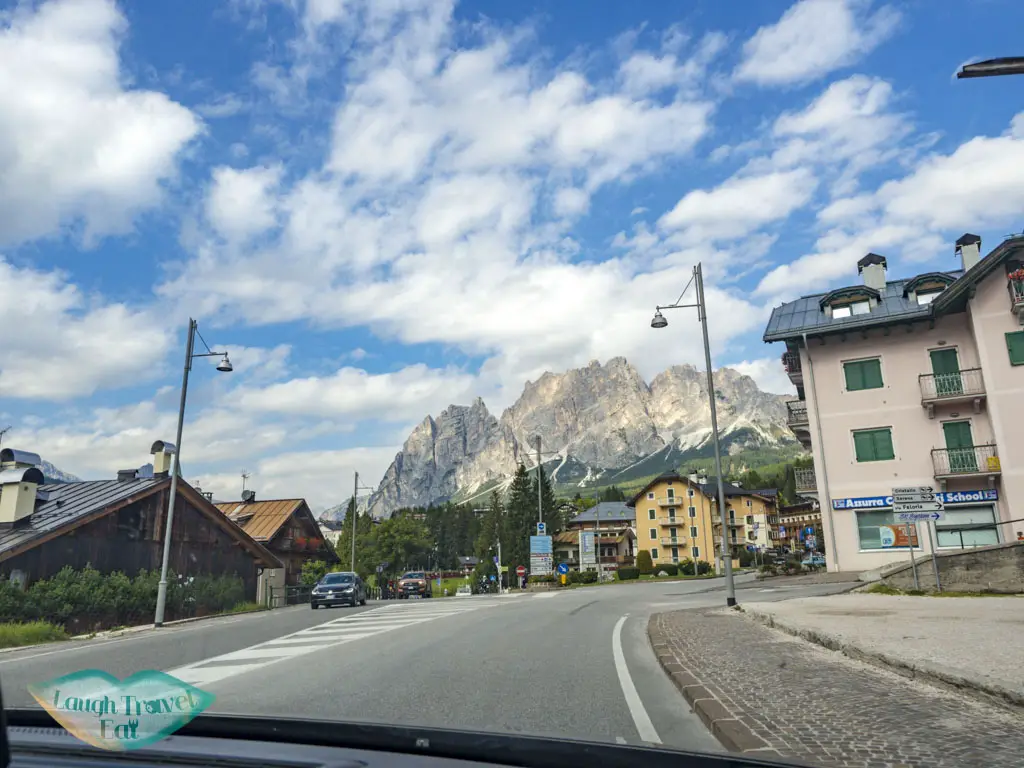 driving in dolomites italy - laugh travel eat