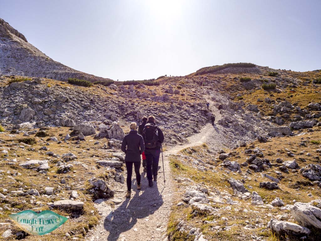 going up third stretch tre cime di lavorado dolomites italy - laugh travel eat-2