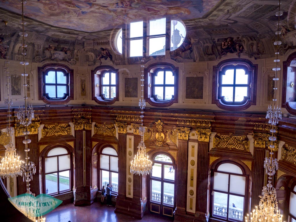 hall in upper beveldere vienna austria - laugh travel eat