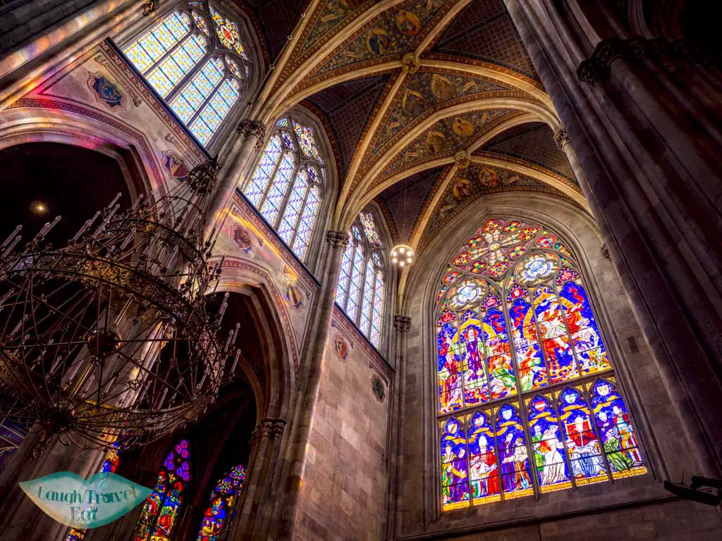 inside Votivkirche vienna austria - laugh travel eat