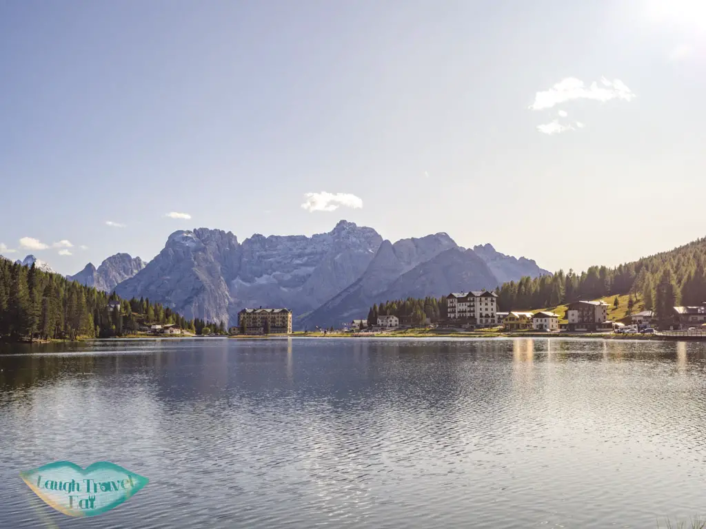 lake in the dolomites italy - laugh travel eat