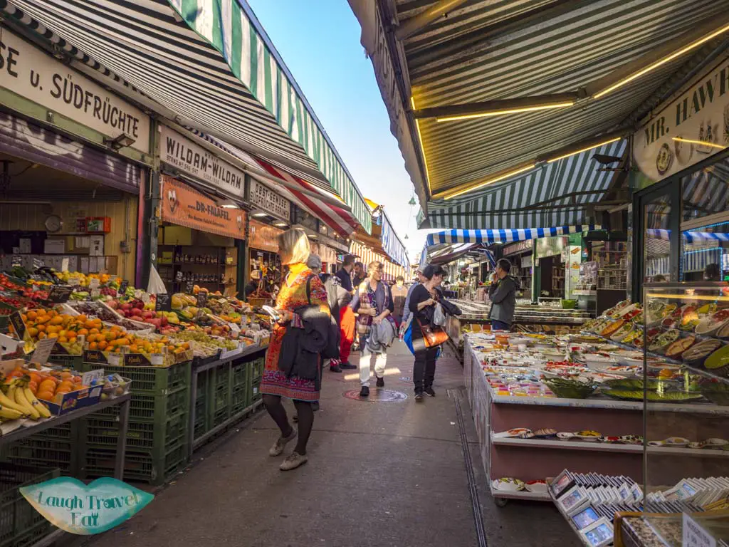 naschmarkt vienna austria - laugh travel eat