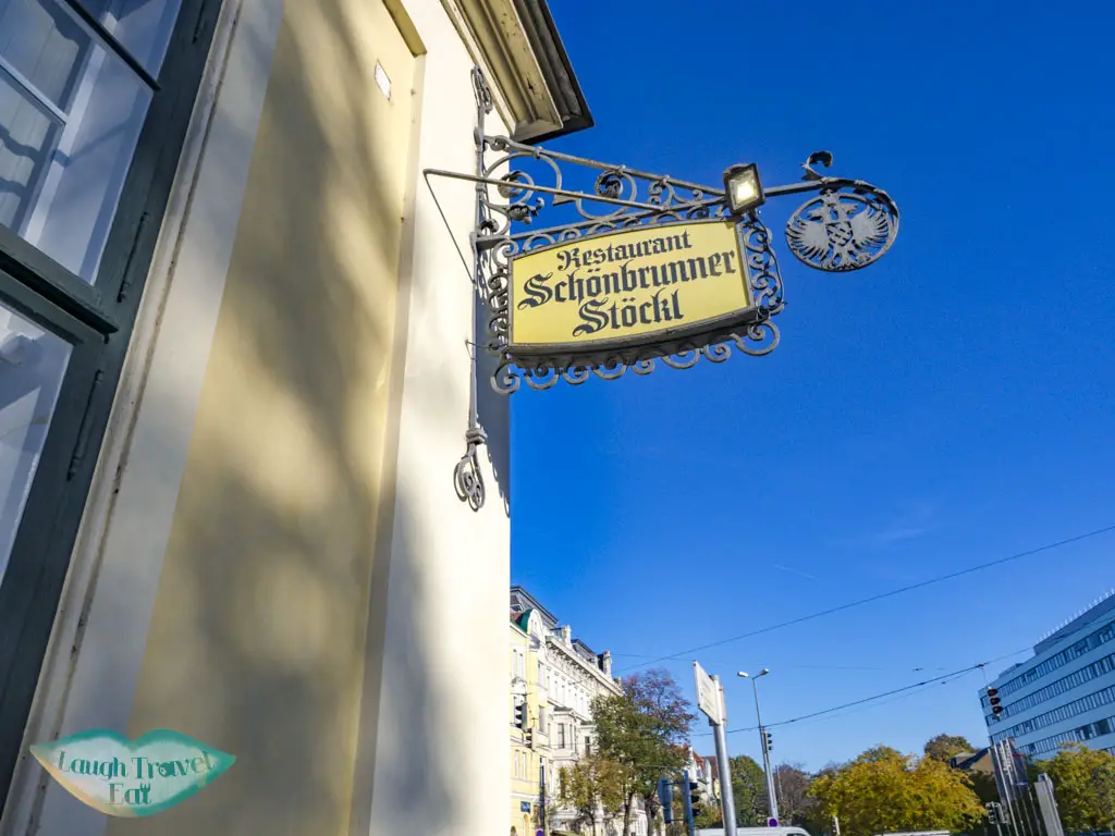 restaurant schobrunner stockl vienna austria - laugh travel eat