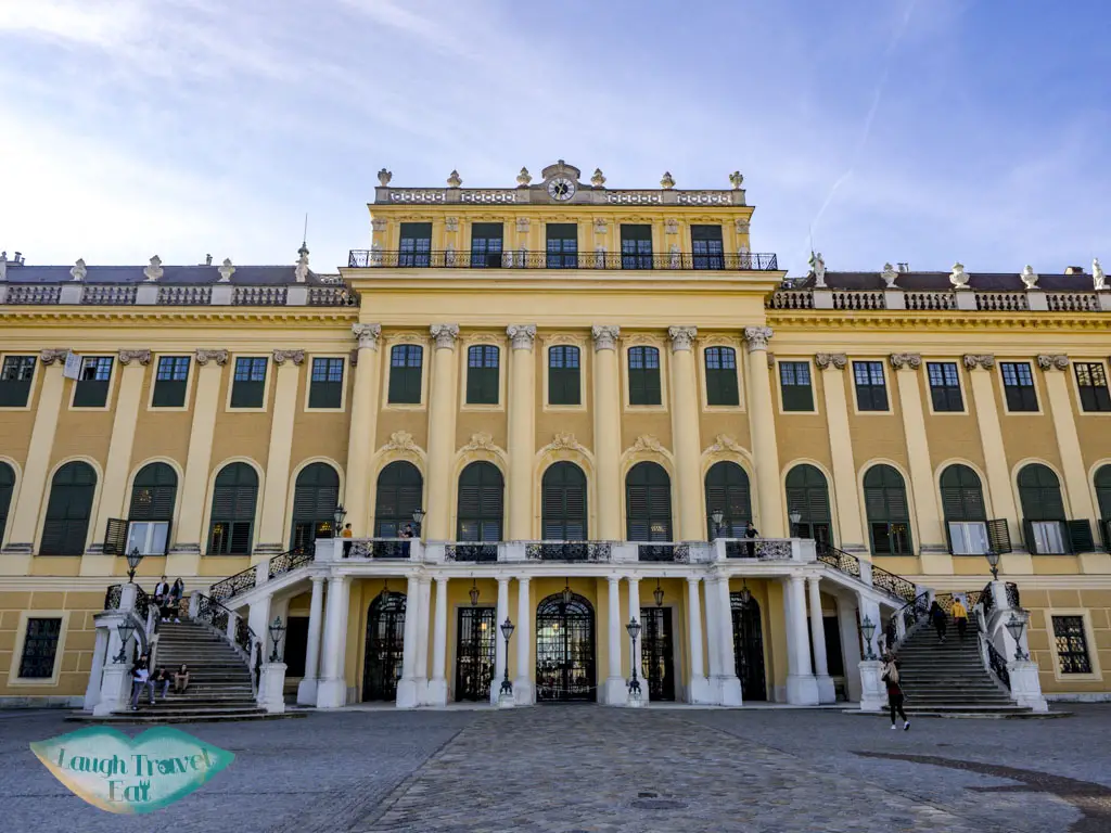 schobrunn palace vienna austria - laugh travel eat