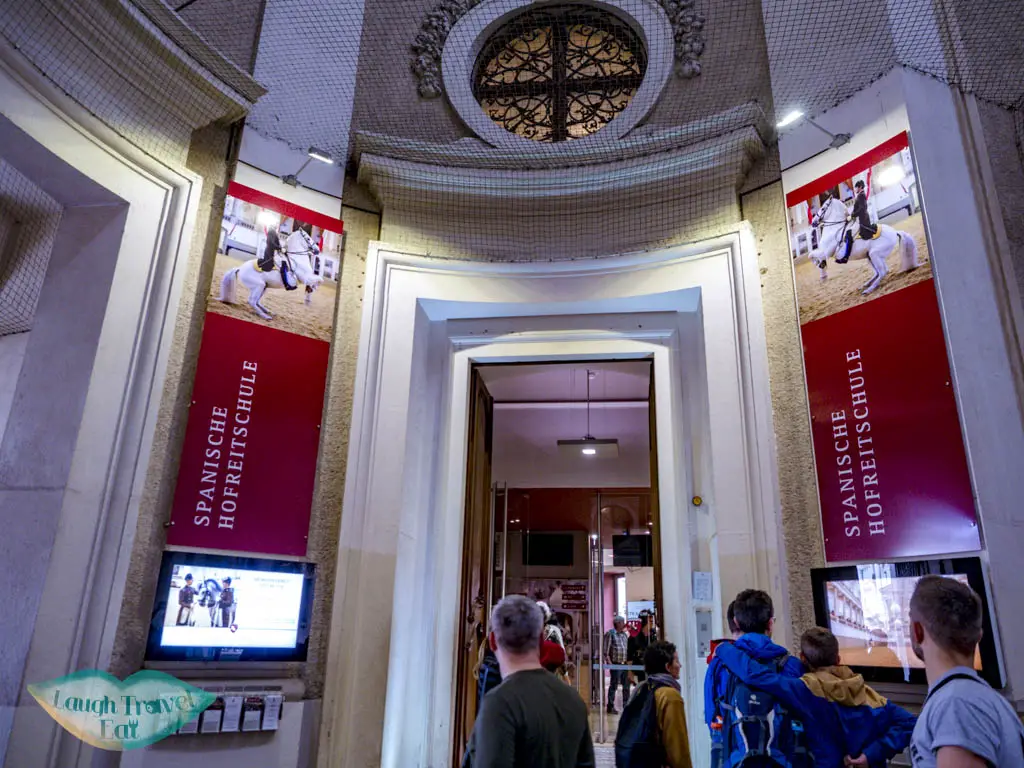 spanish riding school hofburg imperial palace vienna austria - laugh travel eat