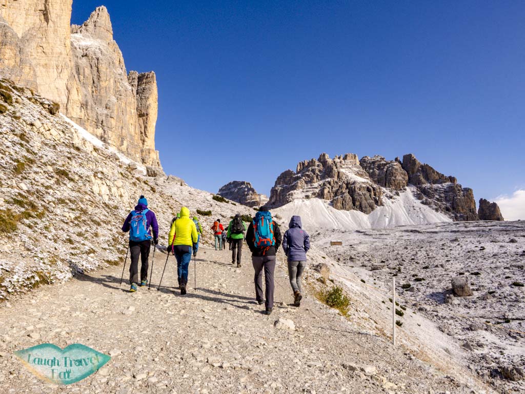 to second hut tre cime di lavorado dolomites italy - laugh travel eat