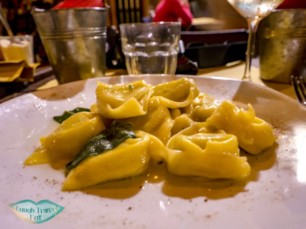 tortellini Caffè del Mercato bologna italy - laugh travel eat
