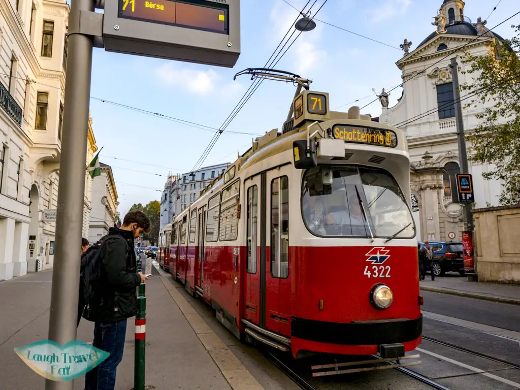 tram vienna austria - laugh travel eat