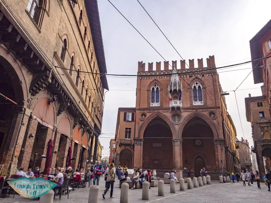 Palazzo della Mercanzia bologna italy - laugh travel eat