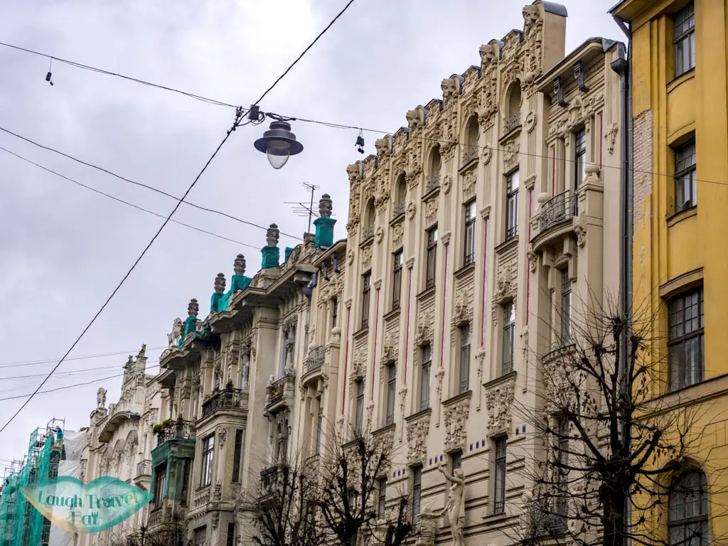 alberta iela art nouveau riga latvia - laugh travel eat