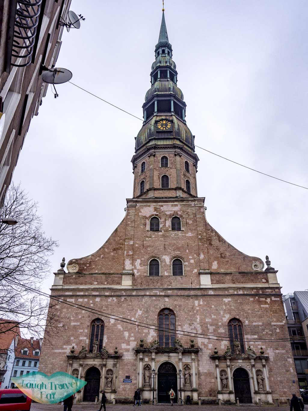 church of st peter riga latvia - laugh travel eat