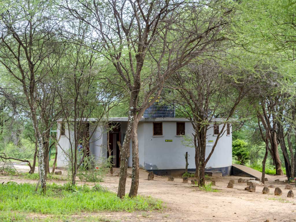 clean bathroom at matete picnic site tarangeri national park tanzania africa - laugh travel eat