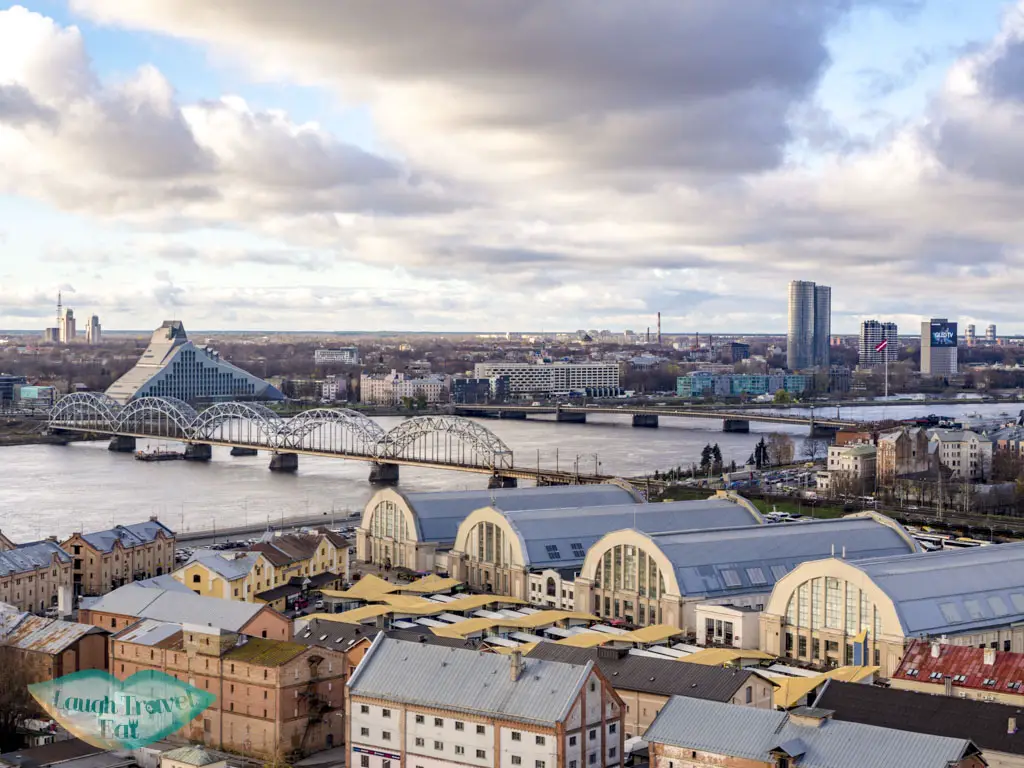from above Riga central market riga latvia - laugh travel eat