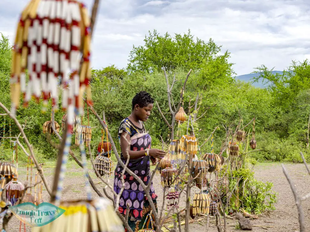 handicrafts for sale hadazan village tanzania africa - laugh travel eat-2