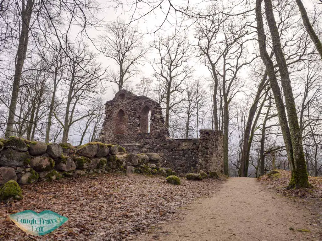 krimulda castle ruin gauja national park latvia - laugh travel eat