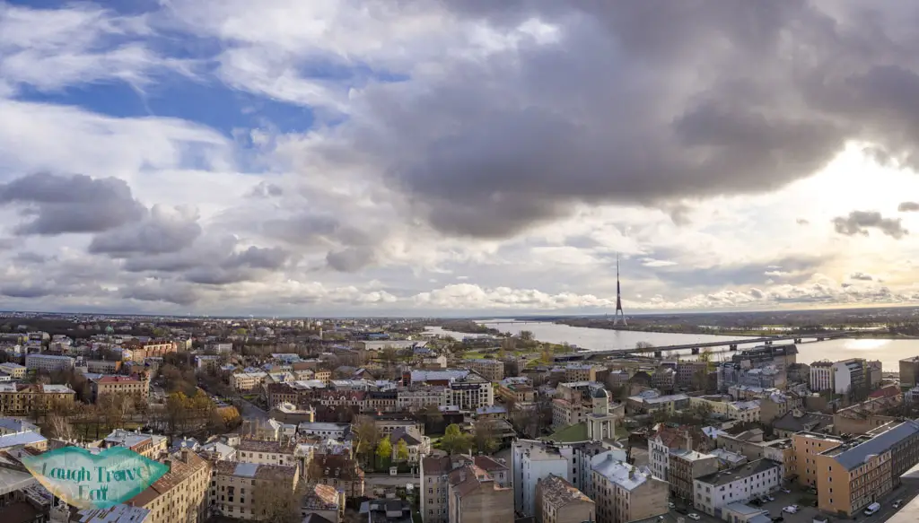 panorama riga latvia - laugh travel eat