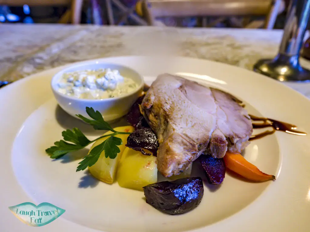pork chop Fazenda bazārs sigulda gauja national park latvia - laugh travel eat