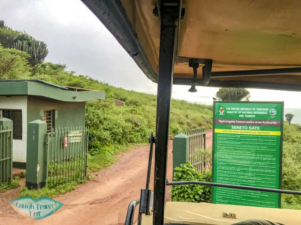 seneto gate ngorongoro national park tanzania - laugh travel eat