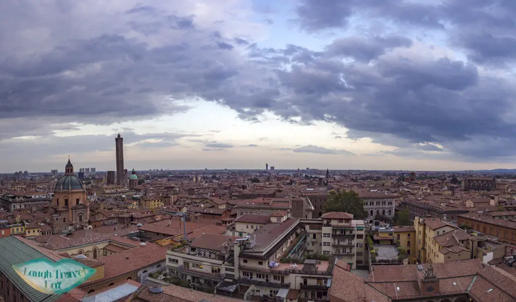 view from terrace San Petronio bologna italy - laugh travel eat
