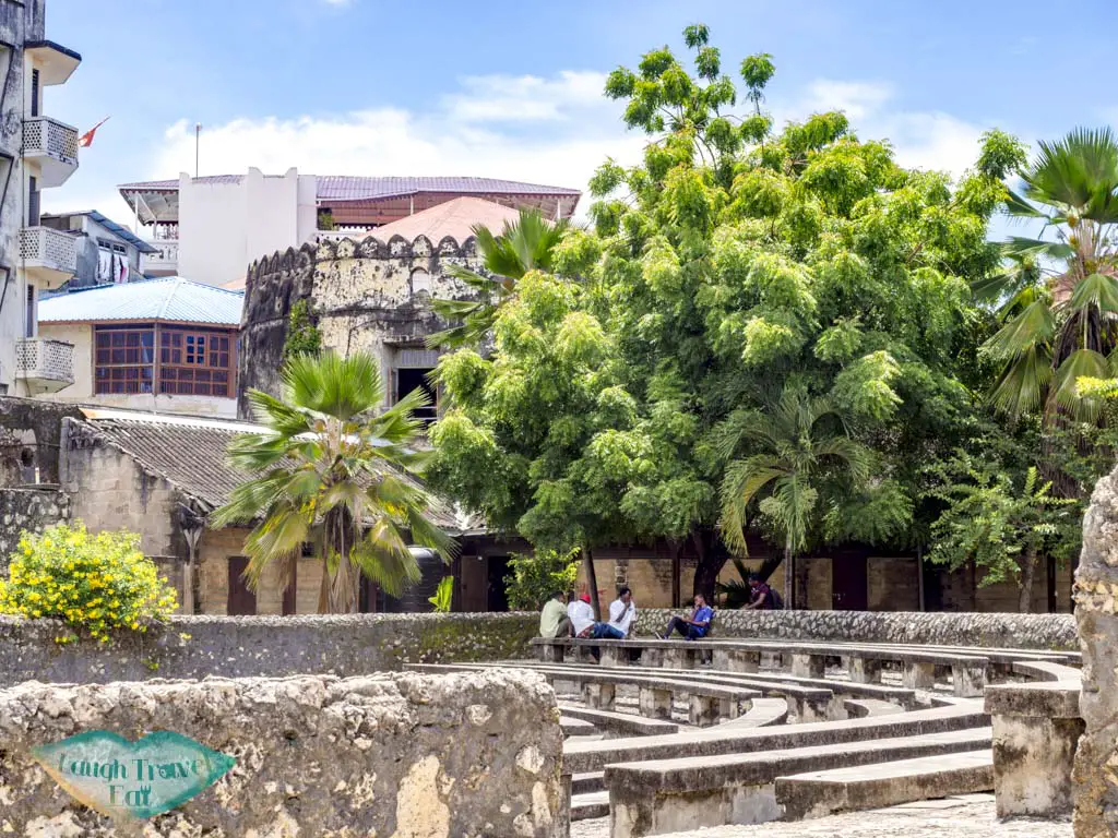 amphitheater old fort stone town zanzibar - laugh travel eat