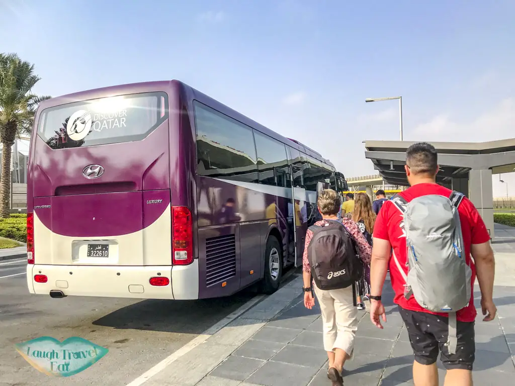 coach qatar discover tour transit Doha Qatar Middle East - laugh travel eat