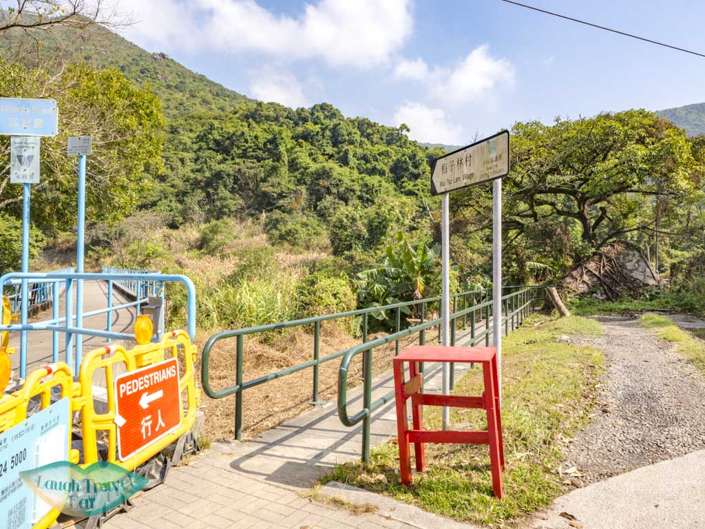 end of mui tsz lam road Nui Po Shan Shatin Hong Kong - laugh travel eat
